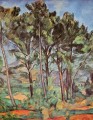 Bosque de pinos y acueducto Paul Cezanne